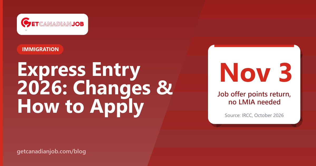 Newcomer reviewing an Express Entry profile for Canadian permanent residence